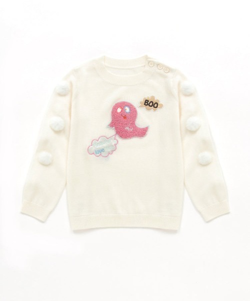 Chesty(チェスティー)の「ゴーストニット Kids White(ニット/セーター・キッズ・ホワイト・110/130)」の1枚目の写真
