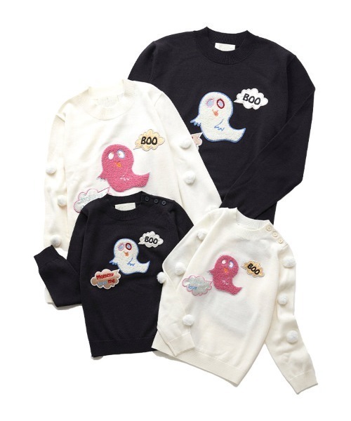 Chesty(チェスティー)の「ゴーストニット Kids White(ニット/セーター・キッズ・ホワイト・110/130)」の6枚目の写真