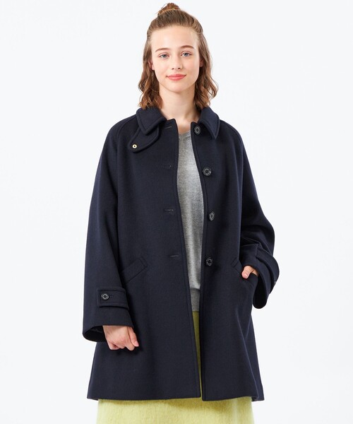 人気☆マッキントッシュフィロソフィー WELBURYステンカラーコート WELBURY（ウェルベリー）】ウールメルトン製（ステンカラーコート