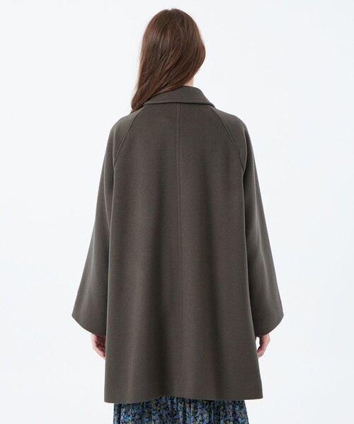 MACKINTOSH PHILOSOPHY(マッキントッシュ フィロソフィー)の「【WELBURY(ウェルベリー)】ウールメルトン製(ステンカラーコート・レディース・ブラウン/ダークネイビー/チャコールグレー/オフホワイト・36/38)」の20枚目の写真