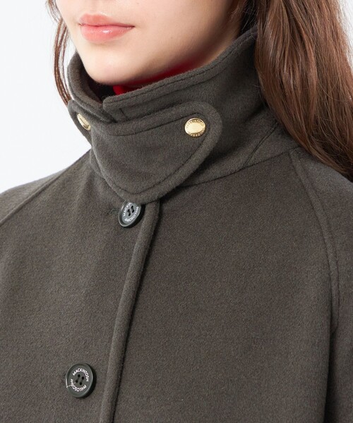 WELBURY（ウェルベリー）】ウールメルトン製（ステンカラーコート