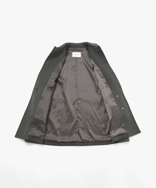 MACKINTOSH PHILOSOPHY(マッキントッシュ フィロソフィー)の「【WELBURY(ウェルベリー)】ウールメルトン製(ステンカラーコート・レディース・ブラウン/ダークネイビー/チャコールグレー/オフホワイト・36/38)」の15枚目の写真
