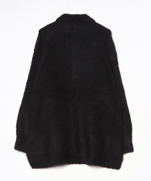 VOAAOV(ヴォアーブ)の「【VOAAOV】 FULLERS TEASEL BRUSHED KNIT Cardigan(カーディガン/ボレロ・メンズ・ブラック/ネイビー/ブラウン・1/2)」の8枚目の写真