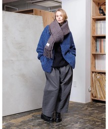 【VOAAOV】 FULLERS TEASEL BRUSHED KNIT Cardigan