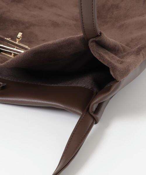 RODE SKO（ロデスコ）の「スエードライクトートバッグ（トートバッグ・レディース・ダークブラウン/キャメル・ONE）」の20枚目の写真