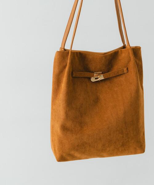 RODE SKO（ロデスコ）の「スエードライクトートバッグ（トートバッグ・レディース・ダークブラウン/キャメル・ONE）」の12枚目の写真