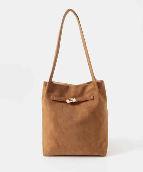 RODE SKO（ロデスコ）の「スエードライクトートバッグ（トートバッグ・レディース・ダークブラウン/キャメル・ONE）」の9枚目の写真