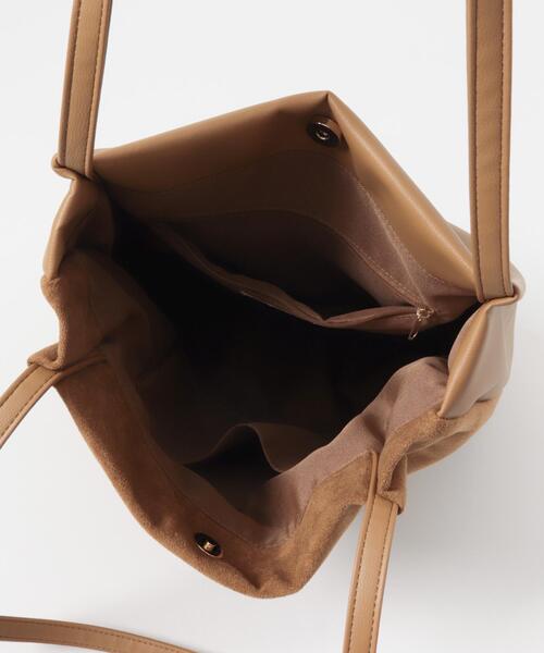 RODE SKO（ロデスコ）の「スエードライクトートバッグ（トートバッグ・レディース・ダークブラウン/キャメル・ONE）」の3枚目の写真