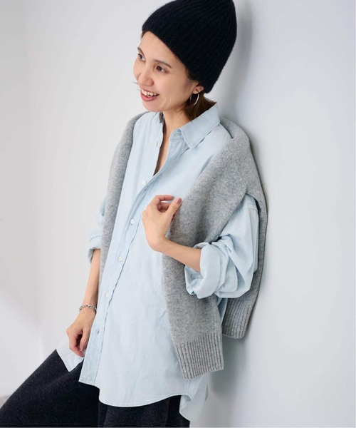 FRAMeWORK（フレームワーク）の「≪追加≫ダンガリーシャツ3（シャツ/ブラウス・レディース・サックスブルー/スカイブルー・FREE）」の2枚目の写真