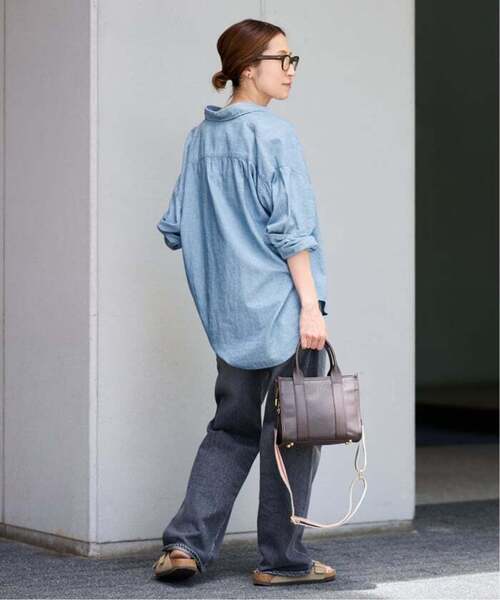 FRAMeWORK（フレームワーク）の「≪追加≫ダンガリーシャツ3（シャツ/ブラウス・レディース・サックスブルー/スカイブルー・FREE）」の14枚目の写真