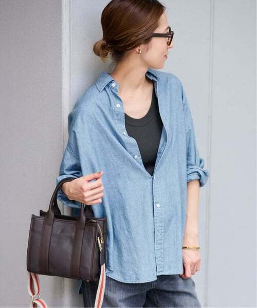 FRAMeWORK（フレームワーク）の「≪追加≫ダンガリーシャツ3（シャツ/ブラウス・レディース・サックスブルー/スカイブルー・FREE）」の15枚目の写真