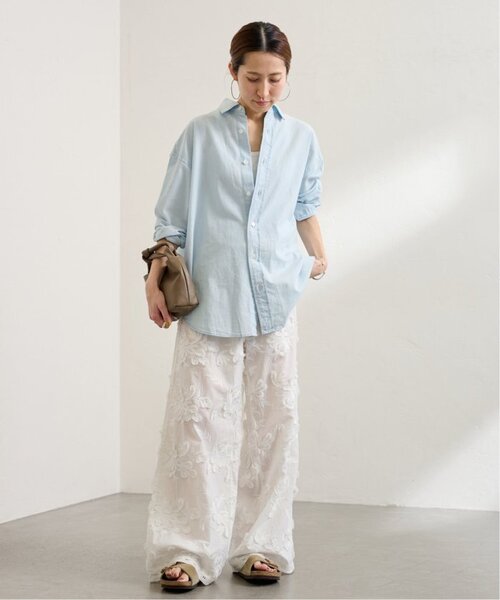 FRAMeWORK（フレームワーク）の「≪追加≫ダンガリーシャツ3（シャツ/ブラウス・レディース・サックスブルー/スカイブルー・FREE）」の21枚目の写真