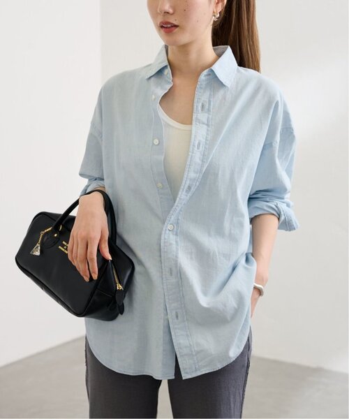 FRAMeWORK（フレームワーク）の「≪追加≫ダンガリーシャツ3（シャツ/ブラウス・レディース・サックスブルー/スカイブルー・FREE）」の17枚目の写真