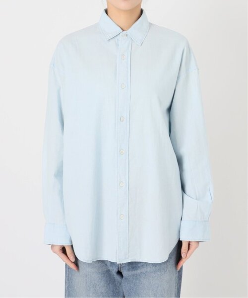 FRAMeWORK（フレームワーク）の「≪追加≫ダンガリーシャツ3（シャツ/ブラウス・レディース・サックスブルー/スカイブルー・FREE）」の4枚目の写真