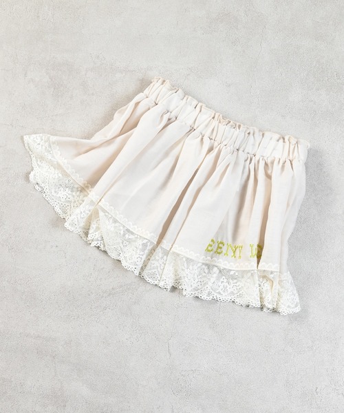 MARKEY'S(マーキーズ)の「レースフリルレイヤードスカート(スカート・キッズ・レッド/ブラック/オフホワイト・L/M)」の5枚目の写真