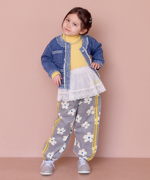 MARKEY'S(マーキーズ)の「レースフリルレイヤードスカート(スカート・キッズ・レッド/ブラック/オフホワイト・L/M)」の8枚目の写真