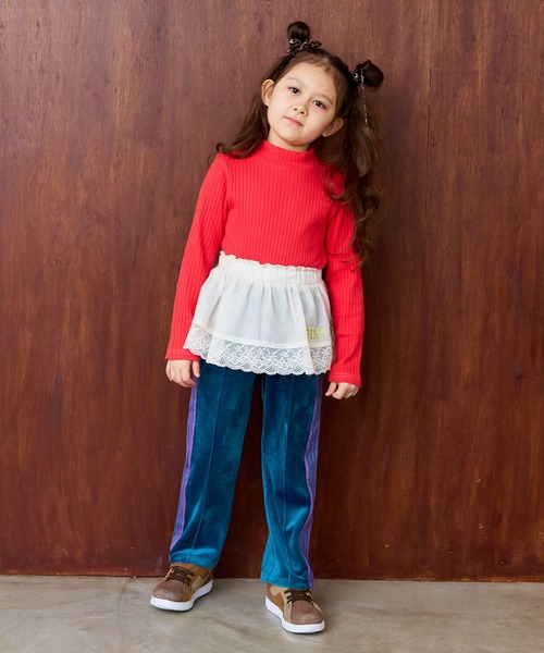 MARKEY'S(マーキーズ)の「レースフリルレイヤードスカート(スカート・キッズ・レッド/ブラック/オフホワイト・L/M)」の9枚目の写真