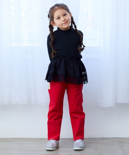 MARKEY'S(マーキーズ)の「レースフリルレイヤードスカート(スカート・キッズ・レッド/ブラック/オフホワイト・L/M)」の13枚目の写真