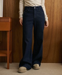 LAULEN | back pocket flare denim pants /バックポケットフレアデニムパンツ(デニムパンツ)