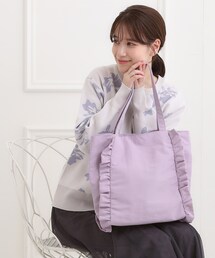 SHOO・LA・RUE（シューラルー）の「【セレモニー】フリルトートバッグ（トートバッグ）」
