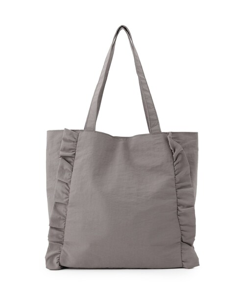 SHOO・LA・RUE(シューラルー)の「【セレモニー】フリルトートバッグ(トートバッグ・レディース・グレー/ブラック/ライトベージュ/ライトパープル/ネイビー・00)」の16枚目の写真