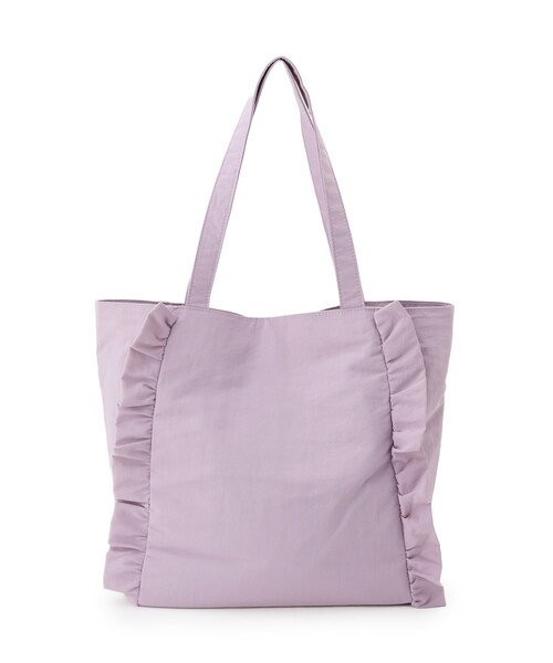 SHOO・LA・RUE(シューラルー)の「【セレモニー】フリルトートバッグ(トートバッグ・レディース・グレー/ブラック/ライトベージュ/ライトパープル/ネイビー・00)」の19枚目の写真