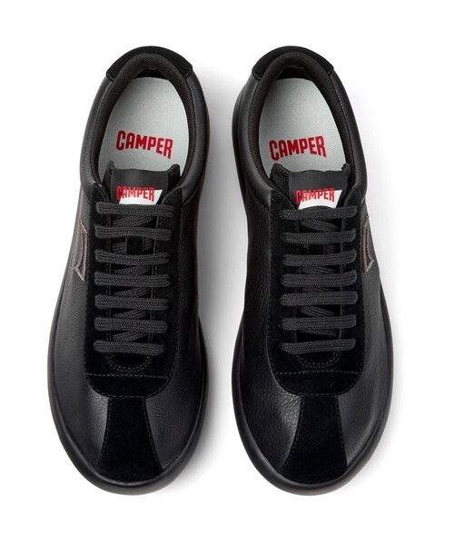 CAMPER（カンペール）の「[カンペール] PELOTAS XLF / レザースニーカー（スニーカー・メンズ・ブラック・25.0cm/25.5cm/26.0cm/27.0cm/28.0cm/27.5cm）」の4枚目の写真