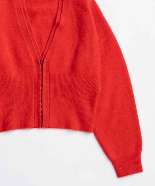 MAISON SPECIAL(メゾンスペシャル)の「Fox Blend Cardigan / フォックスブレンドカーデ(カーディガン/ボレロ・レディース・グレー/レッド/グリーン・FREE)」の12枚目の写真