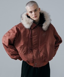 【ajouter flow】rhinestone N-2B jacket