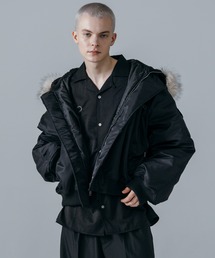 ajouter flow（アジューテフロー）の「【ajouter flow】rhinestone N-2B jacket（ブルゾン）」