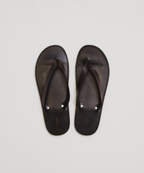 TODAYFUL(トゥデイフル)の「Leather Thong Sandals(サンダル・レディース・キナリ/ブラック/ダークブラウン・36inch/38inch/37inch)」の3枚目の写真