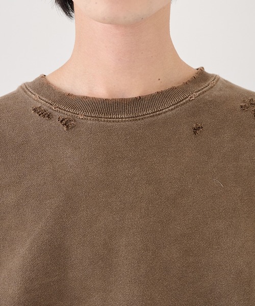 JieDa】DAMAGE PIGMENT SWEAT CREW（スウェット）｜Jieda（ジエダ）の