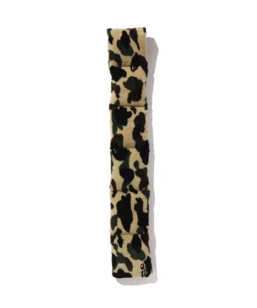 A BATHING APE(アベイシングエイプ)の「1ST CAMO FLEECE SCARF(ストール/ショール・メンズ・グリーン/イエロー・FREE)」の5枚目の写真