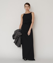 KINO THE KEI（キノザケイ）の「バックオープンギャザーキャミワンピース KINO THE KEI（ワンピース）」