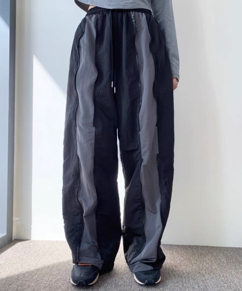 Mela(メラ)の「フロントジッププルオンパンツ(その他パンツ・レディース・ピンク/ブラック・FREE)」の1枚目の写真