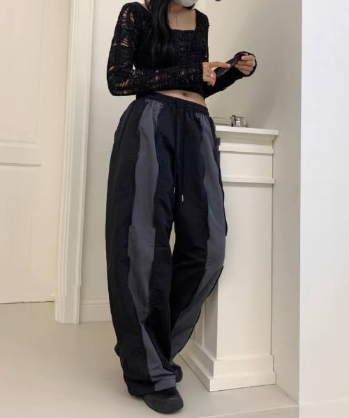 Mela(メラ)の「フロントジッププルオンパンツ(その他パンツ・レディース・ピンク/ブラック・FREE)」の14枚目の写真