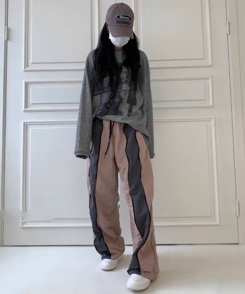 Mela(メラ)の「フロントジッププルオンパンツ(その他パンツ・レディース・ピンク/ブラック・FREE)」の17枚目の写真