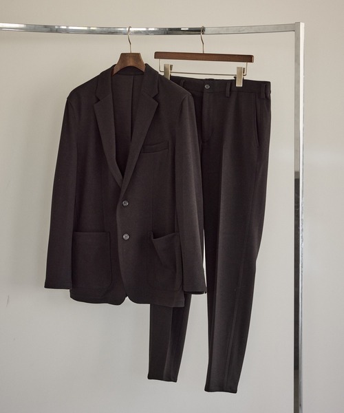 JUN STANDARD PICKS（ジュンスタンダードピックス）の「サキソニーライク2Bジャケット/セットアップ対応（テーラードジャケット・メンズ・ブラック/グレー・LL/L/M/S）」の4枚目の写真