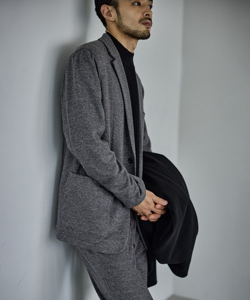 JUN STANDARD PICKS（ジュンスタンダードピックス）の「サキソニーライク2Bジャケット/セットアップ対応（テーラードジャケット・メンズ・ブラック/グレー・LL/L/M/S）」の19枚目の写真