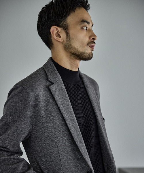 JUN STANDARD PICKS（ジュンスタンダードピックス）の「サキソニーライク2Bジャケット/セットアップ対応（テーラードジャケット・メンズ・ブラック/グレー・LL/L/M/S）」の22枚目の写真