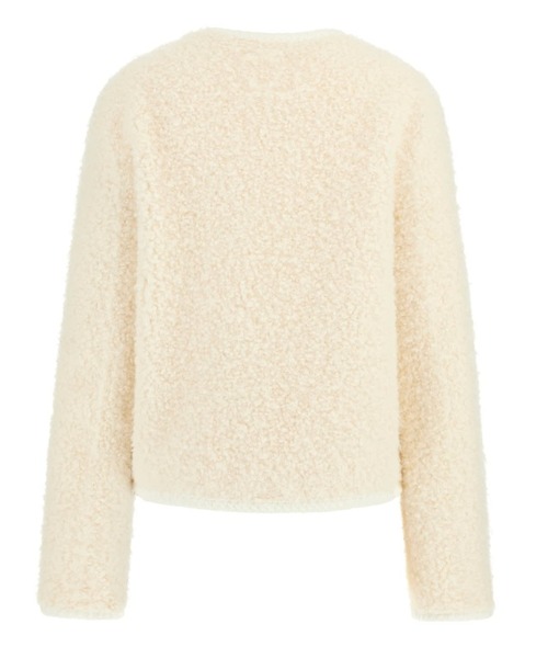 Guess（ゲス）の「IVANA Fuax Fur Buttoned Jacket ジャケット  （ノーカラージャケット・レディース・ブラック/ホワイト系その他・SMALL/LARGE/MEDIUM/X-SMALL）」の11枚目の写真