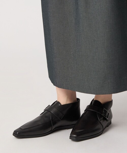 ODETTE E ODILE（オデットエオディール）の「ベルテッドアンクル フラット15（スリッポン・レディース・ブラック/オリーブ・22cm/22.5cm/23cm/23.5cm/24cm/24.5cm）」の6枚目の写真