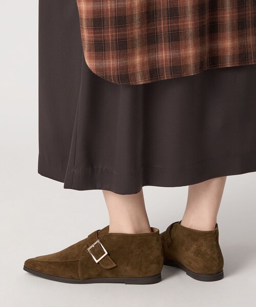 ODETTE E ODILE（オデットエオディール）の「ベルテッドアンクル フラット15（スリッポン・レディース・ブラック/オリーブ・22cm/22.5cm/23cm/23.5cm/24cm/24.5cm）」の8枚目の写真