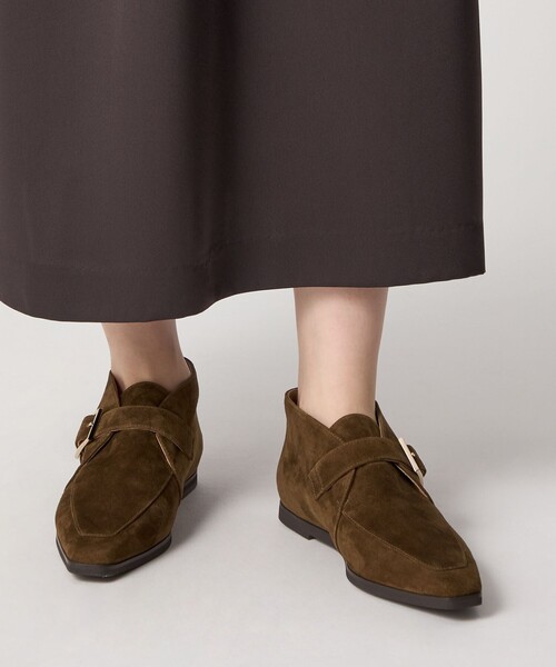 ODETTE E ODILE（オデットエオディール）の「ベルテッドアンクル フラット15（スリッポン・レディース・ブラック/オリーブ・22cm/22.5cm/23cm/23.5cm/24cm/24.5cm）」の9枚目の写真