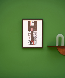 journal standard Furniture (�W���[�i���X�^���_�[�h�t�@�j�`���[)�́yLOUSIANA POSTER�zTAL R - Hurtig Tog A3�@�A�[�g�t���[��(�t�H�g�t���[��)