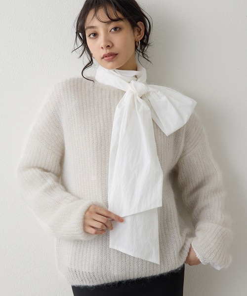 セール】ラメモヘヤニットプルオーバー（ニット/セーター）｜Whim