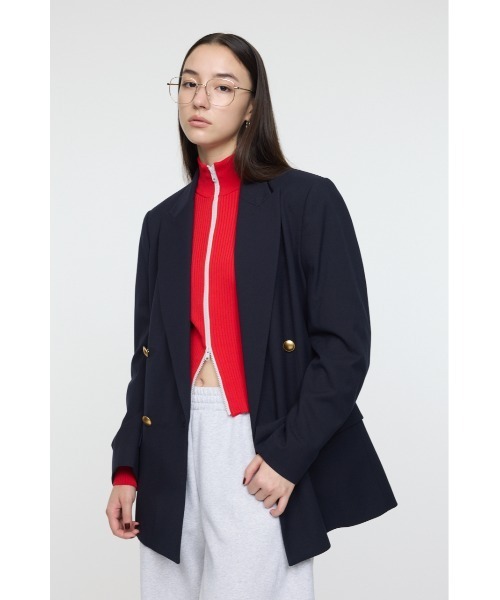 セール】DOUBLE BREASTED ブレザー（テーラードジャケット）｜MOUSSY