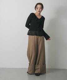 SENSE OF PLACE by URBAN RESEARCH | ワイドターンバックパンツ(その他パンツ)