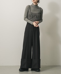 SENSE OF PLACE by URBAN RESEARCH | ワイドターンバックパンツ(その他パンツ)