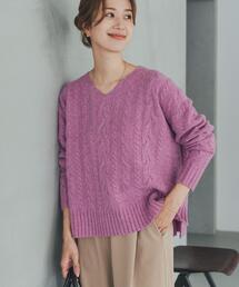 URBAN RESEARCH DOORS | ハミルトンウールアラン柄プルオ-バー(ニット/セーター)